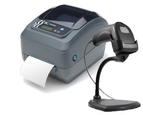 The Zebra GX420t printer and Scanner
