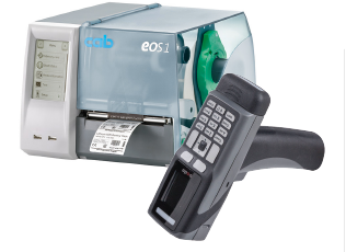 The Cab EOS1 label printer and Scanner